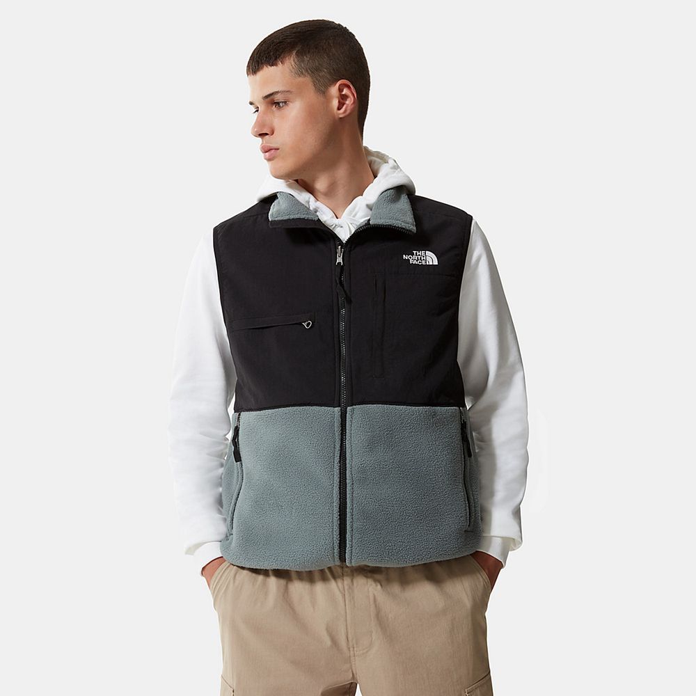 The North Face Vests Mens Australia - The North Face Denali Green (WZG-203615)